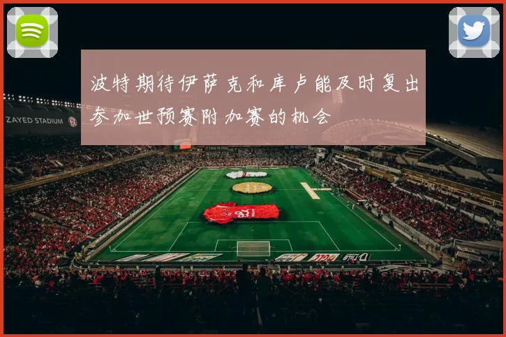 波特期待伊萨克和库卢能及时复出参加世预赛附加赛的机会